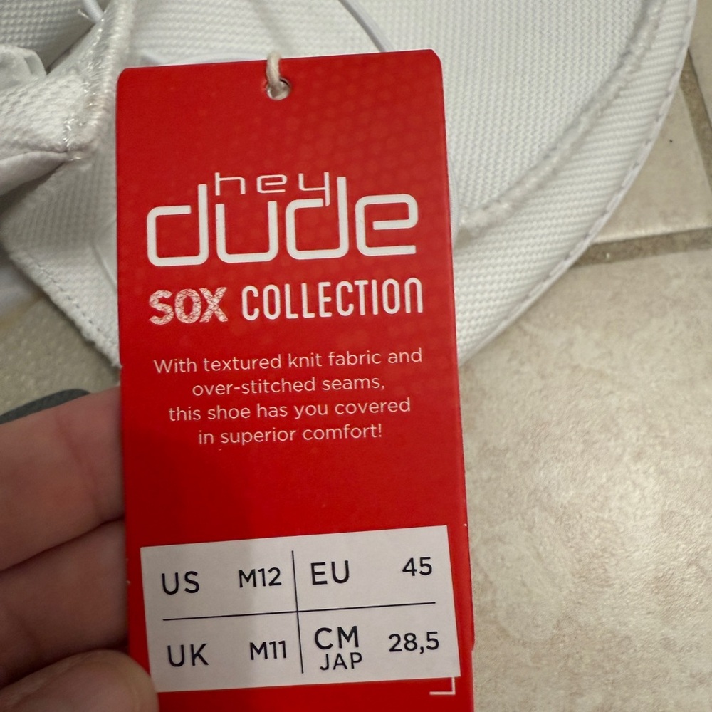 Hey Dude White Loafers & Slip-Ons - Picture 3 of 4